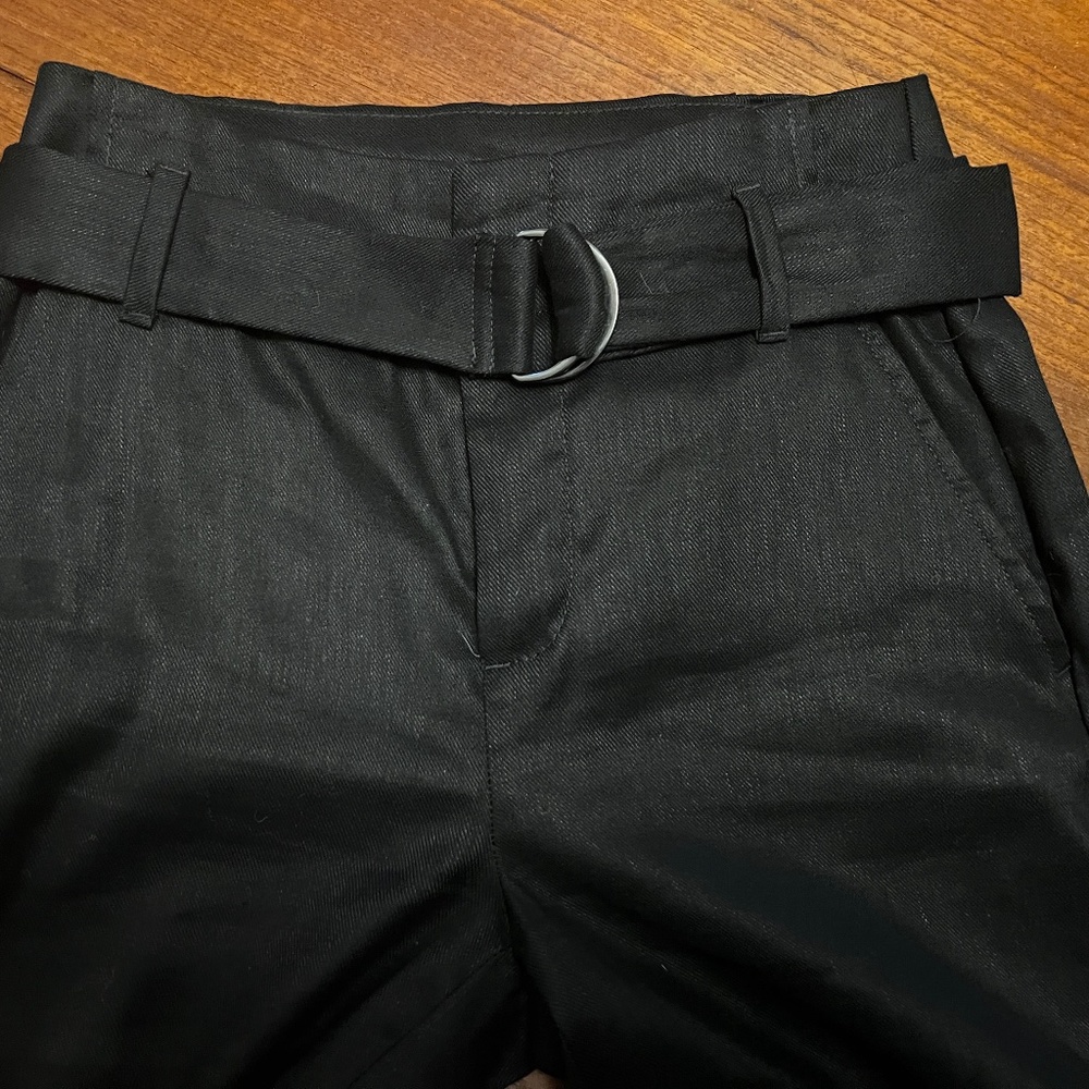 BR Black Wide Leg Pants, New, 0